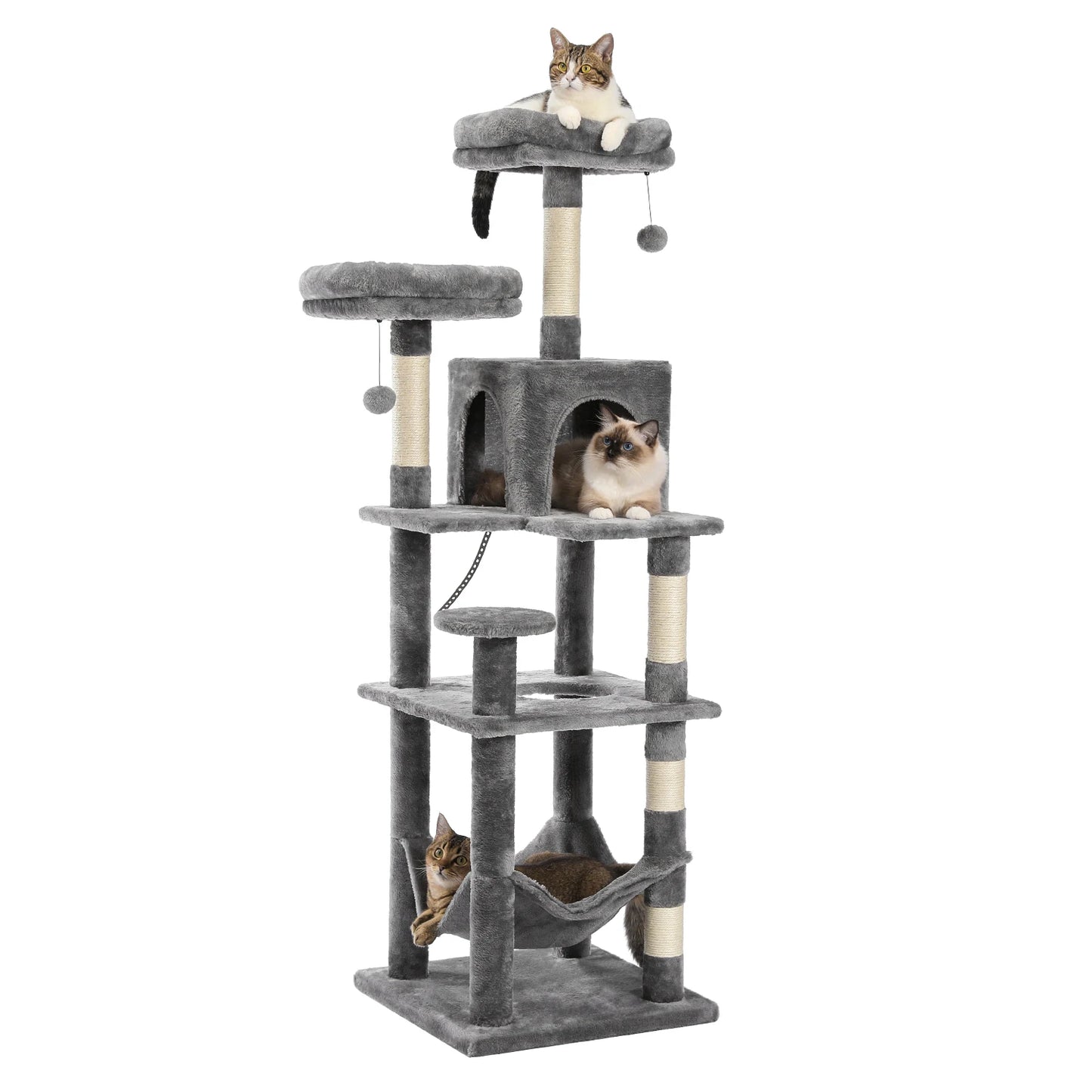 PAWZ Road Large Cat Tree Tower Indoor Scratching Posts