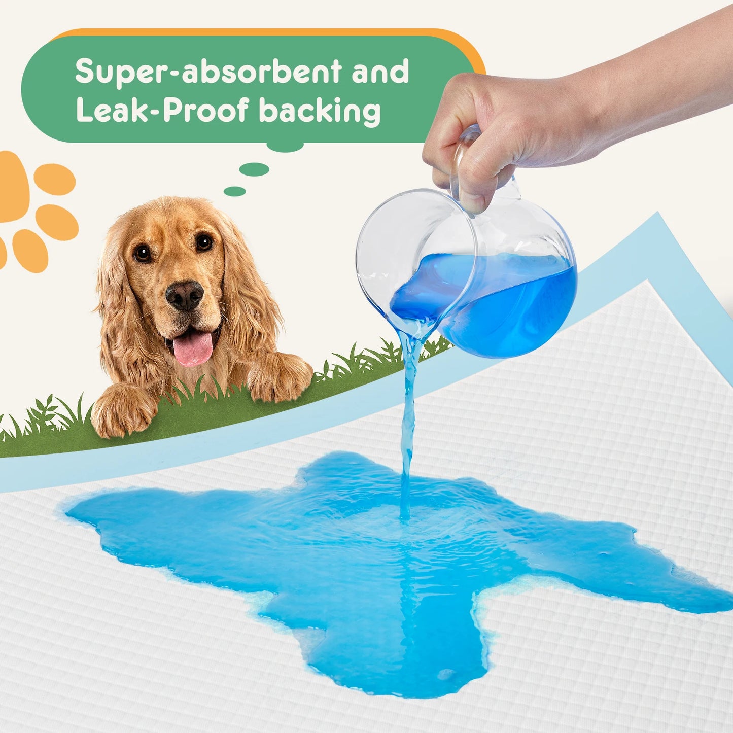 150 Count Disposable Underpads For Dogs And Cats Quick Dry