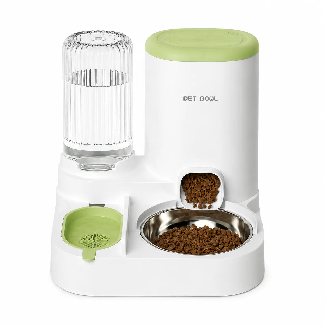 Automatic Pet Feeder And Water Dispenser Detachable Easy Clean
