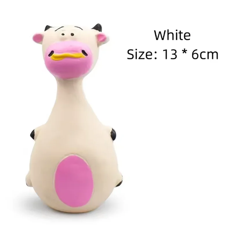 Cartoon Fat Bellied Latex Squeak Dog Toy For Pets Fun