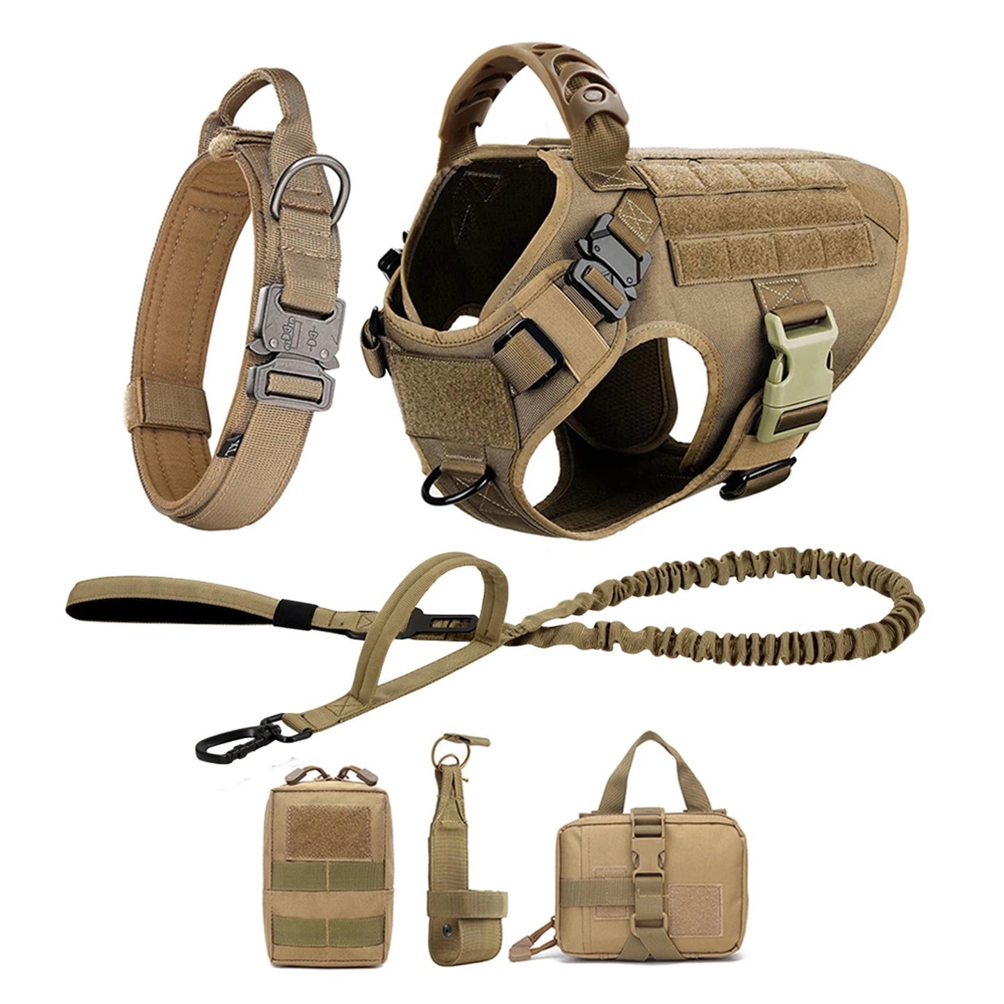 Padded Quick Release Dog Harness And Leash Set For Training
