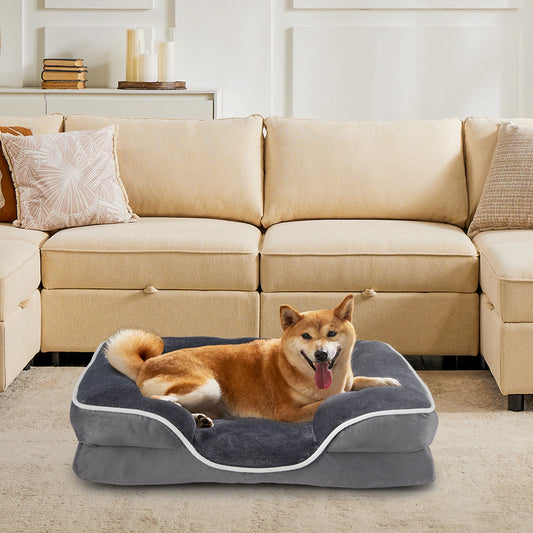 JHK Orthopedic Memory Foam Dog Bed for Small Pets Pro