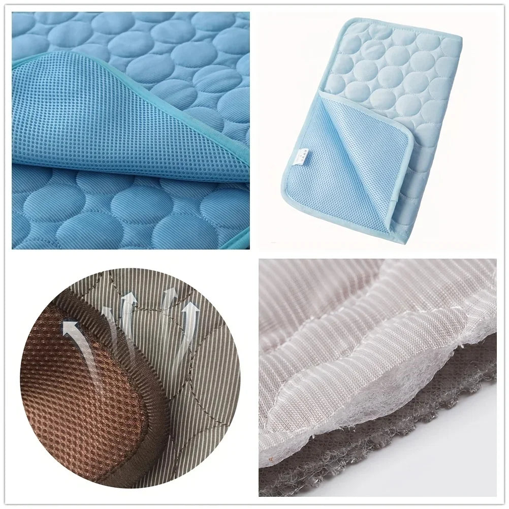 BeiYu Pet Dog Cooling Mat Self Cooling Pad For Dogs And Cats
