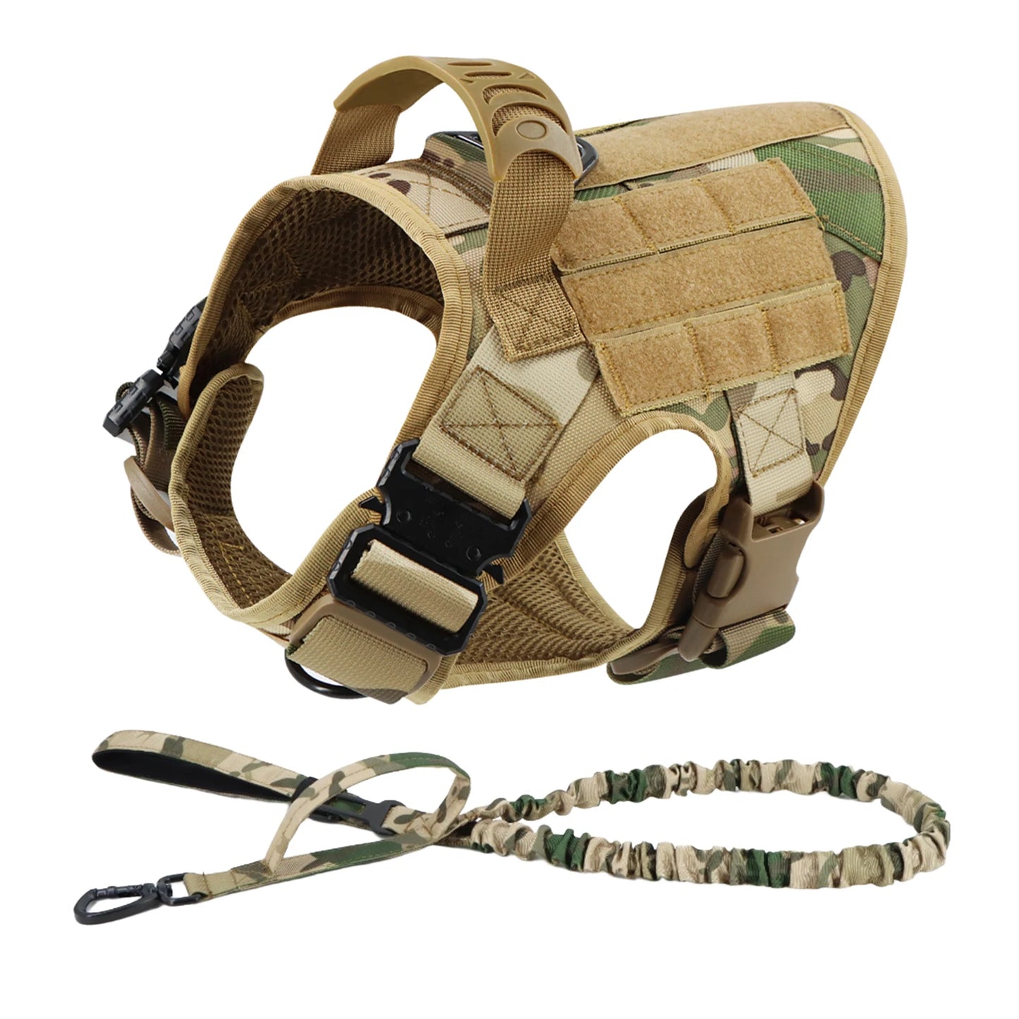 Padded Quick Release Dog Harness And Leash Set For Training