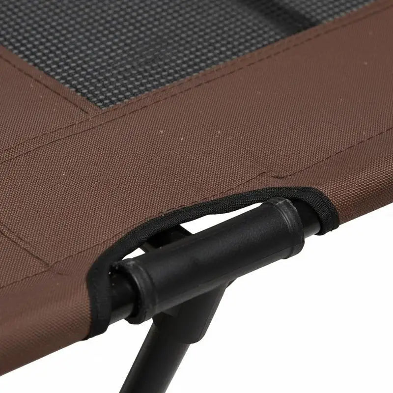 Raised Dog Bed With Waterproof Canopy UV Protection Breathable Mesh