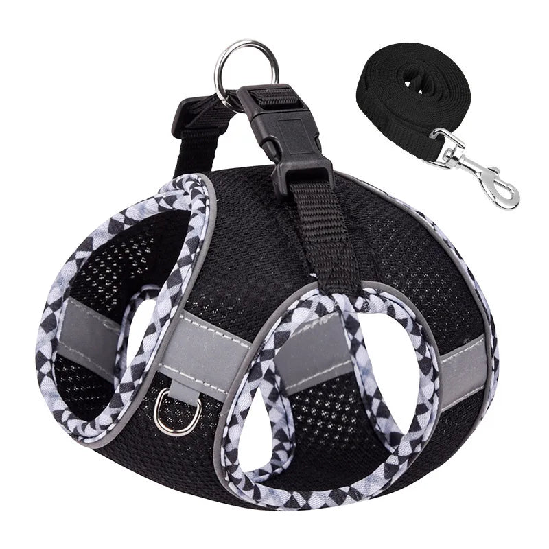 XLeiPet Mesh Breathable Vest Harness for Small Dogs and Cats