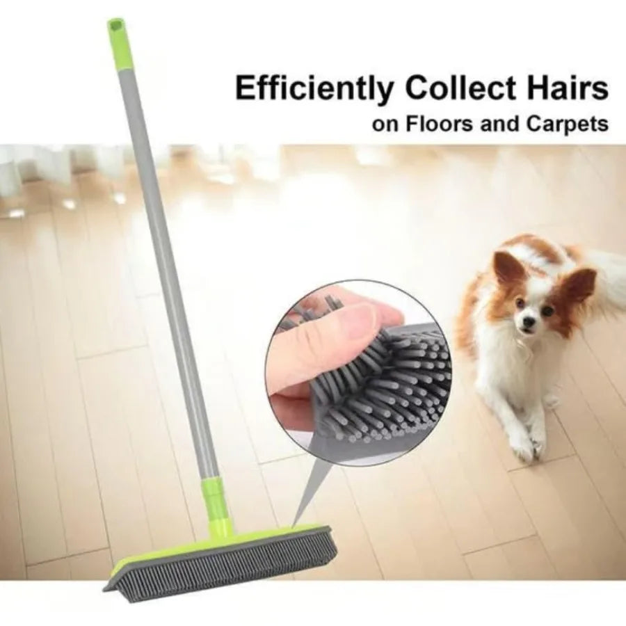 MDNG Adjustable Pet Hair Removal Broom For Cats And Dogs Carpet Cleaning