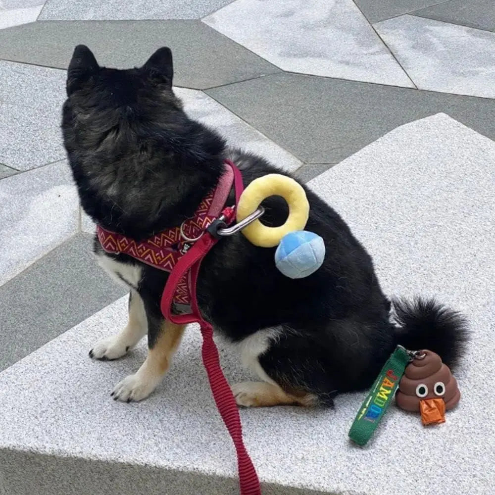 Diamond Ring Plush Squeak Toy for Dogs Durable Chew Toy