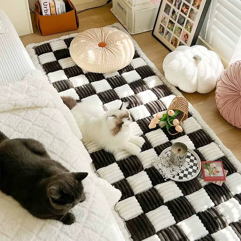 Waterproof Plush Dog Bed Mat For Car Seat And Sofa