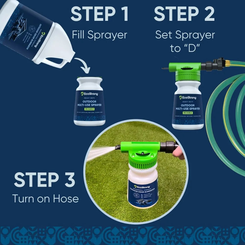 XMSJ Outdoor Odor Eliminator For Pet Urine And Scent Removal