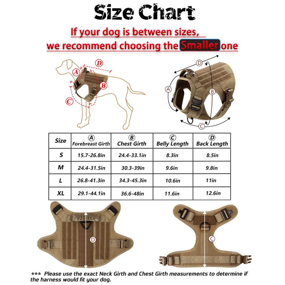 Padded Quick Release Dog Harness And Leash Set For Training