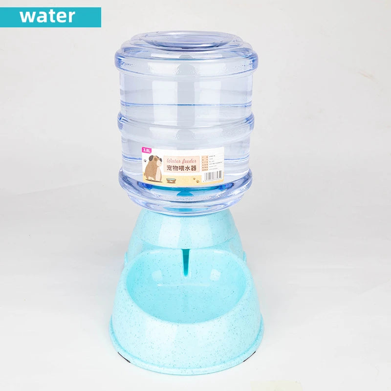 Large Capacity Pet Feeder Bowls With Automatic Water Dispenser