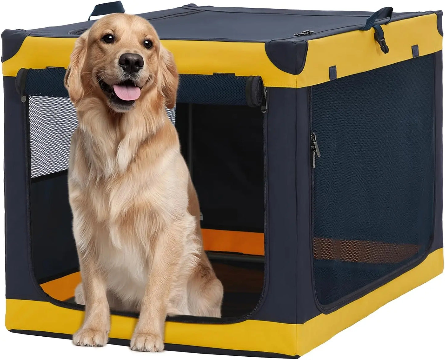 Soft Dog Crate For Large Dogs With Durable Frame Waterproof