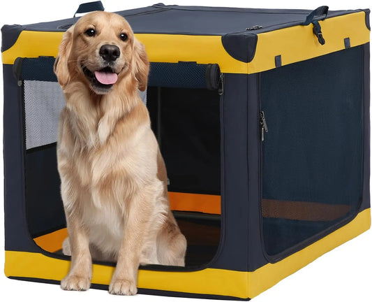 Soft Dog Crate For Large Dogs With Durable Frame Waterproof