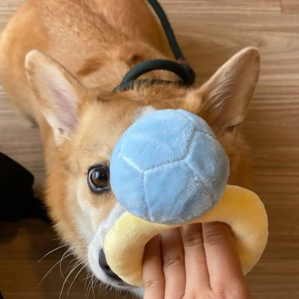 Diamond Ring Plush Squeak Toy for Dogs Durable Chew Toy
