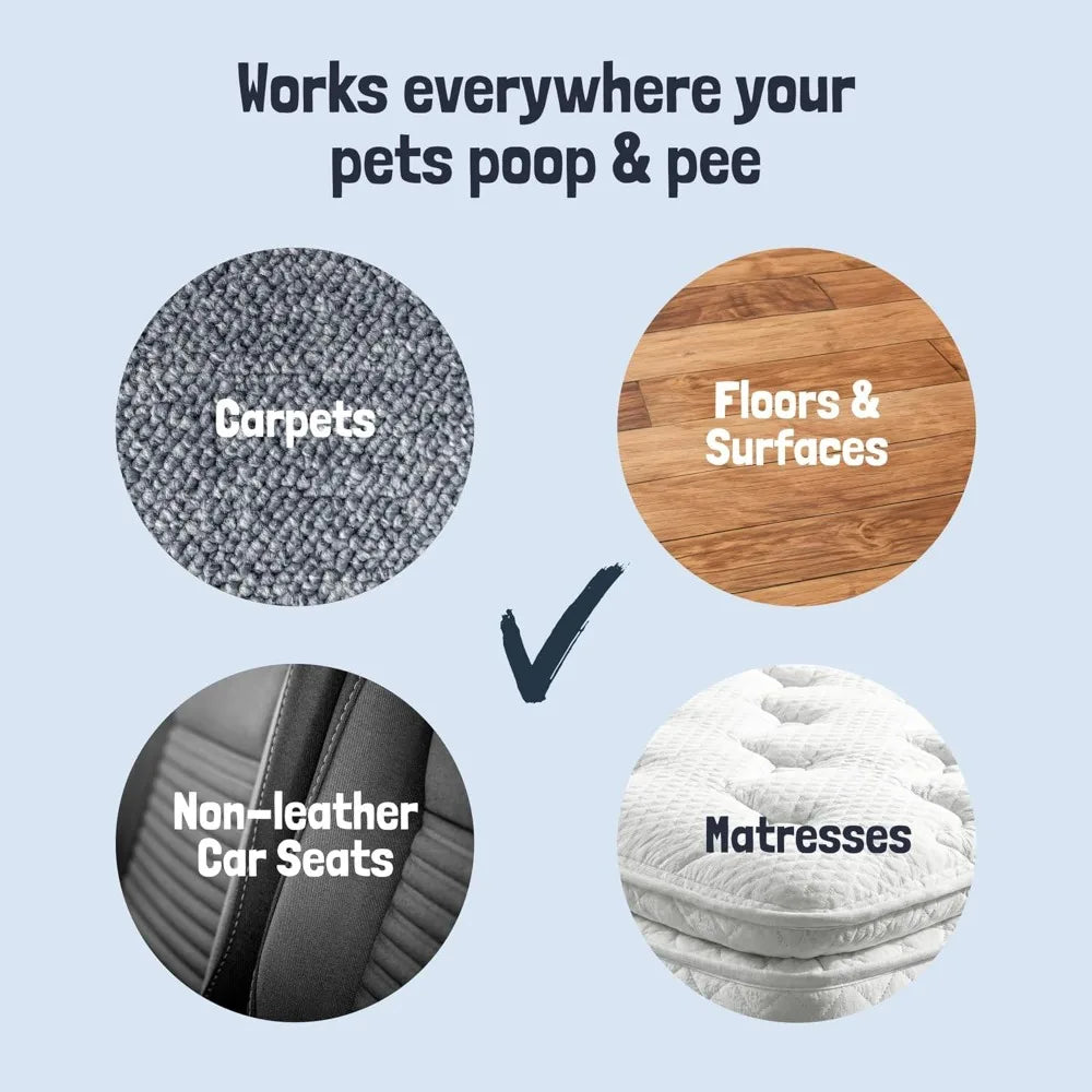 XMSJ Pet Stain Odor Remover Enzyme Cleaner For Carpets