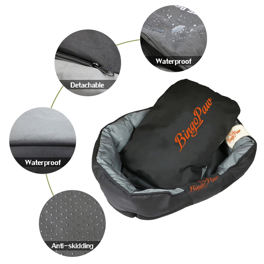 BORWART Orthopedic Dog Bed Waterproof Washable Removable Cushion