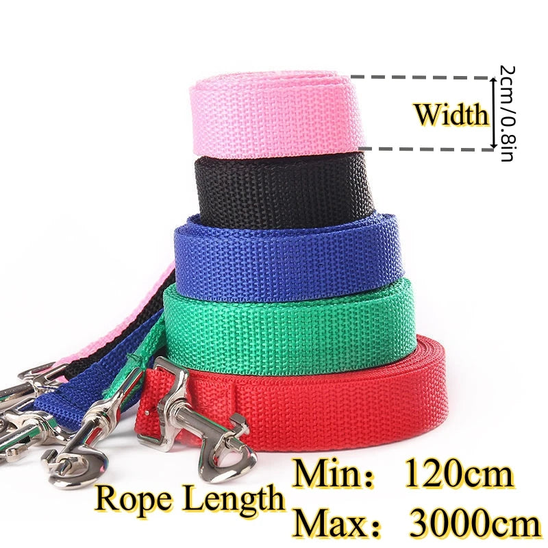 Nylon Dog Leash With Reflective Breakaway Quick Release All Dogs