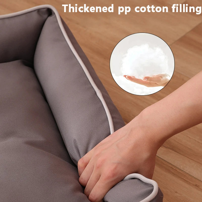 Four Season Square Dog Bed Sofa Style Cushion For Pets