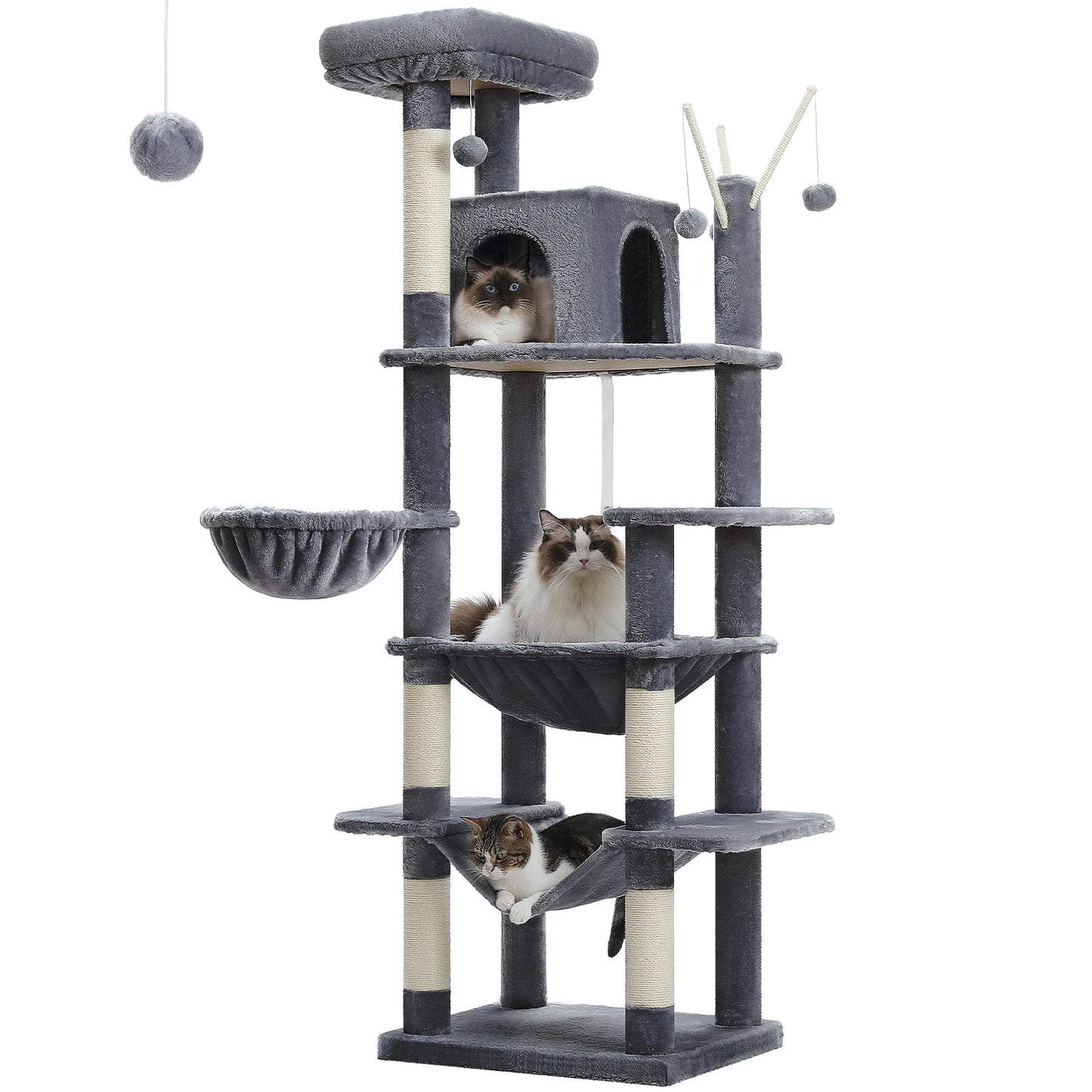 PAWZ Road Large Cat Tree Tower Indoor Scratching Posts
