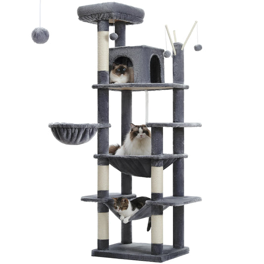PAWZ Road Large Cat Tree Tower Indoor Scratching Posts