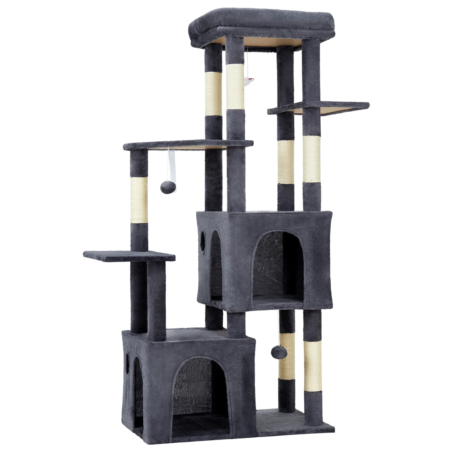HiMISS Multi-Level Cat Tree Tower For Large Cats Maine Coons