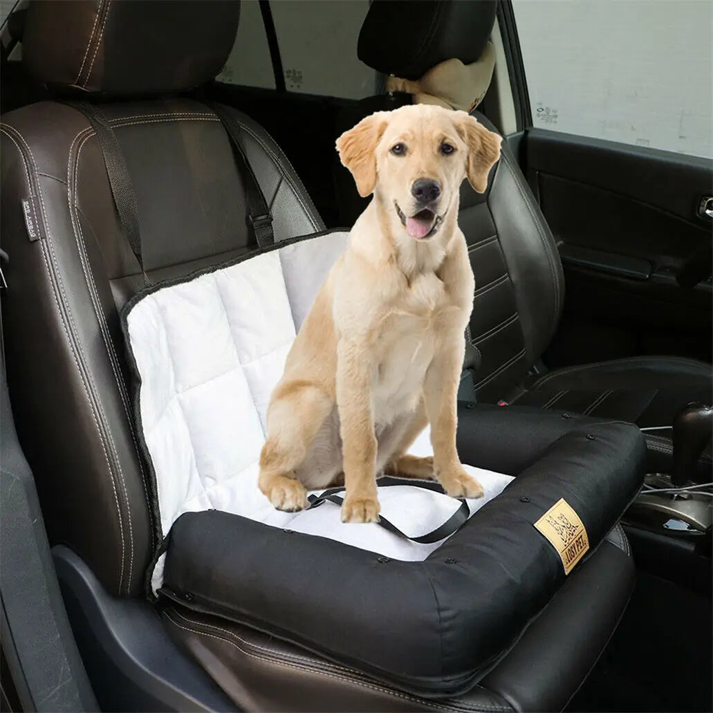 BINGOPAW Waterproof Car Seat Bed For Dogs With Removable Pad