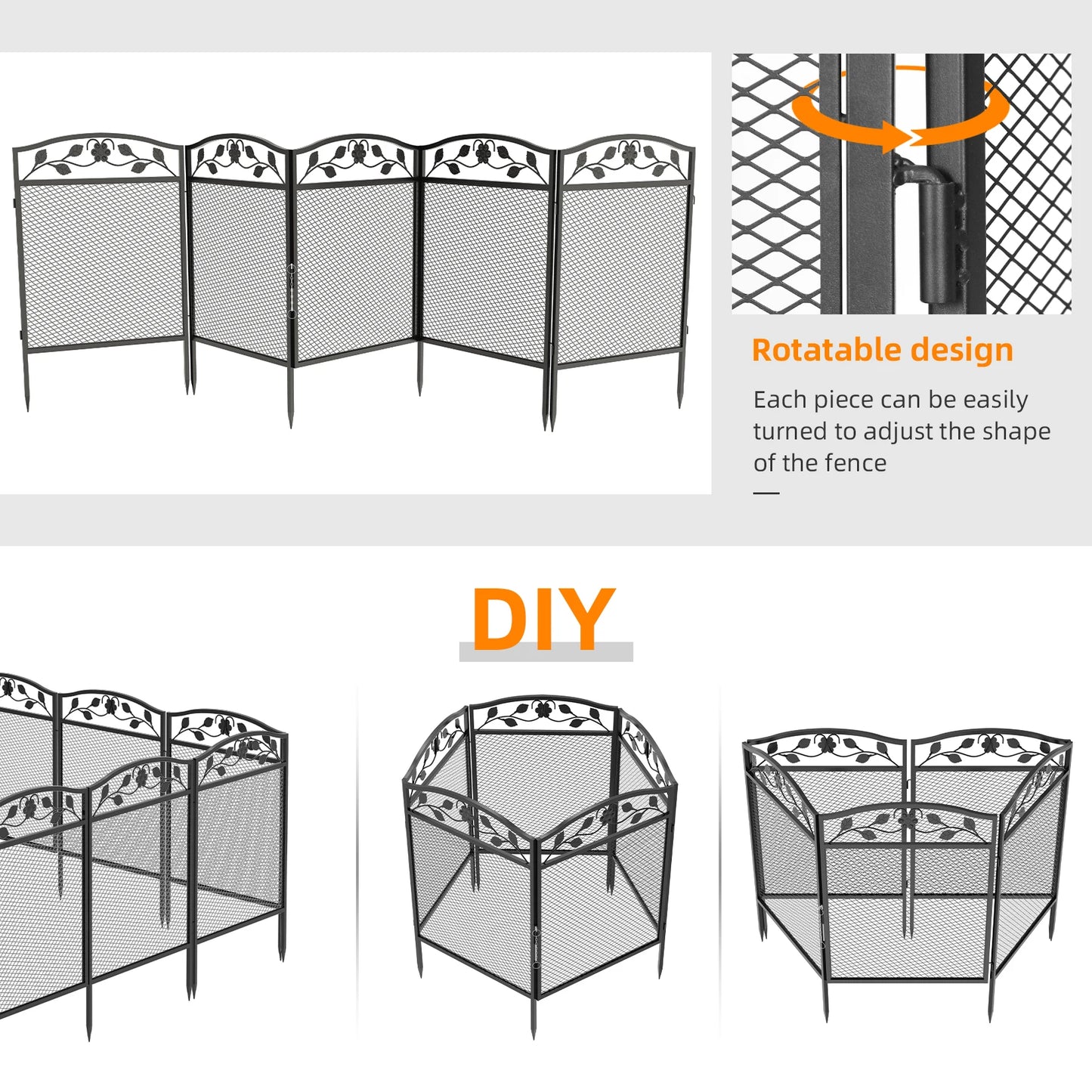 Bingopaw Heavy Metal Dog Playpen With Durable Safety Latch