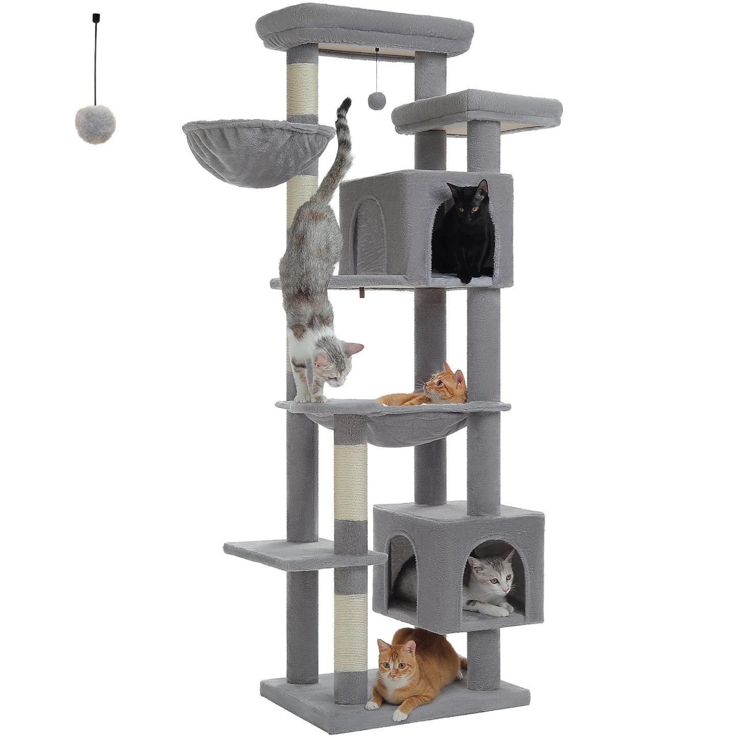 PAWZ Road Large Cat Tree Tower Indoor Scratching Posts