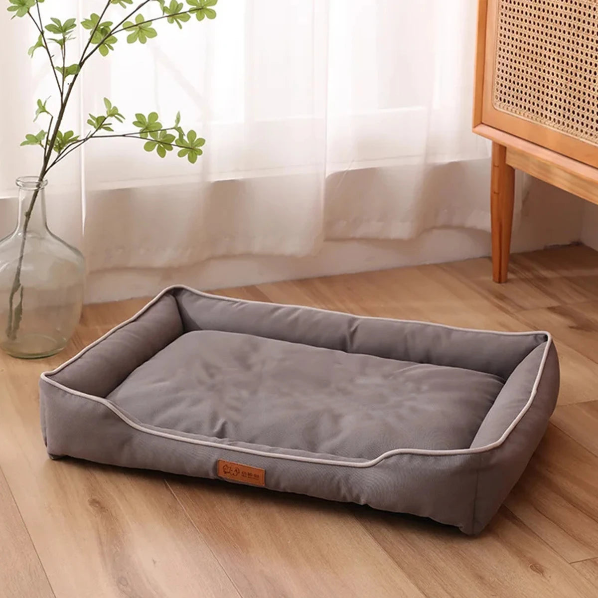 Four Season Square Dog Bed Sofa Style Cushion For Pets