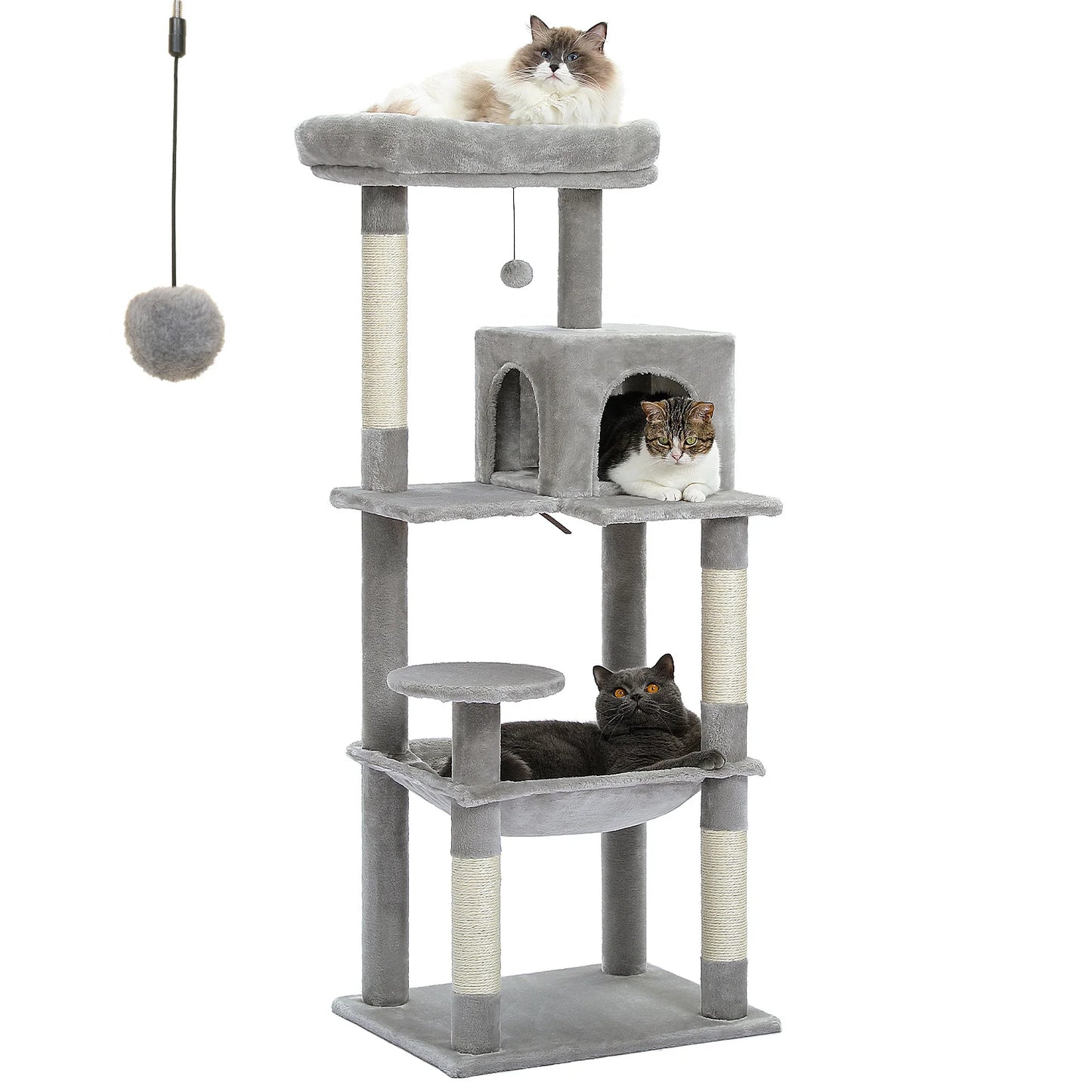 PAWZ Road Cat Tree Five Level Indoor Tower Cozy Condo