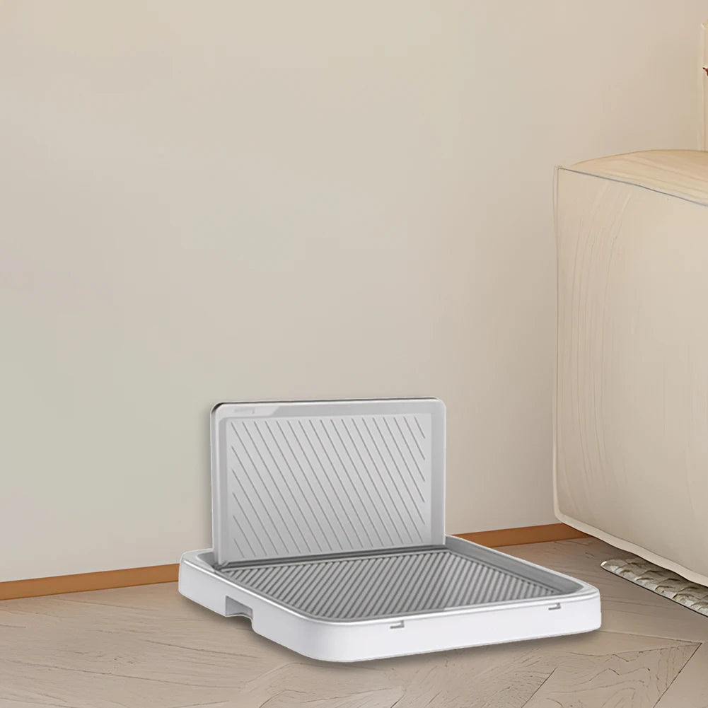 Alloet Dog Potty Tray With Pee Wall Pan Indoor Toilet
