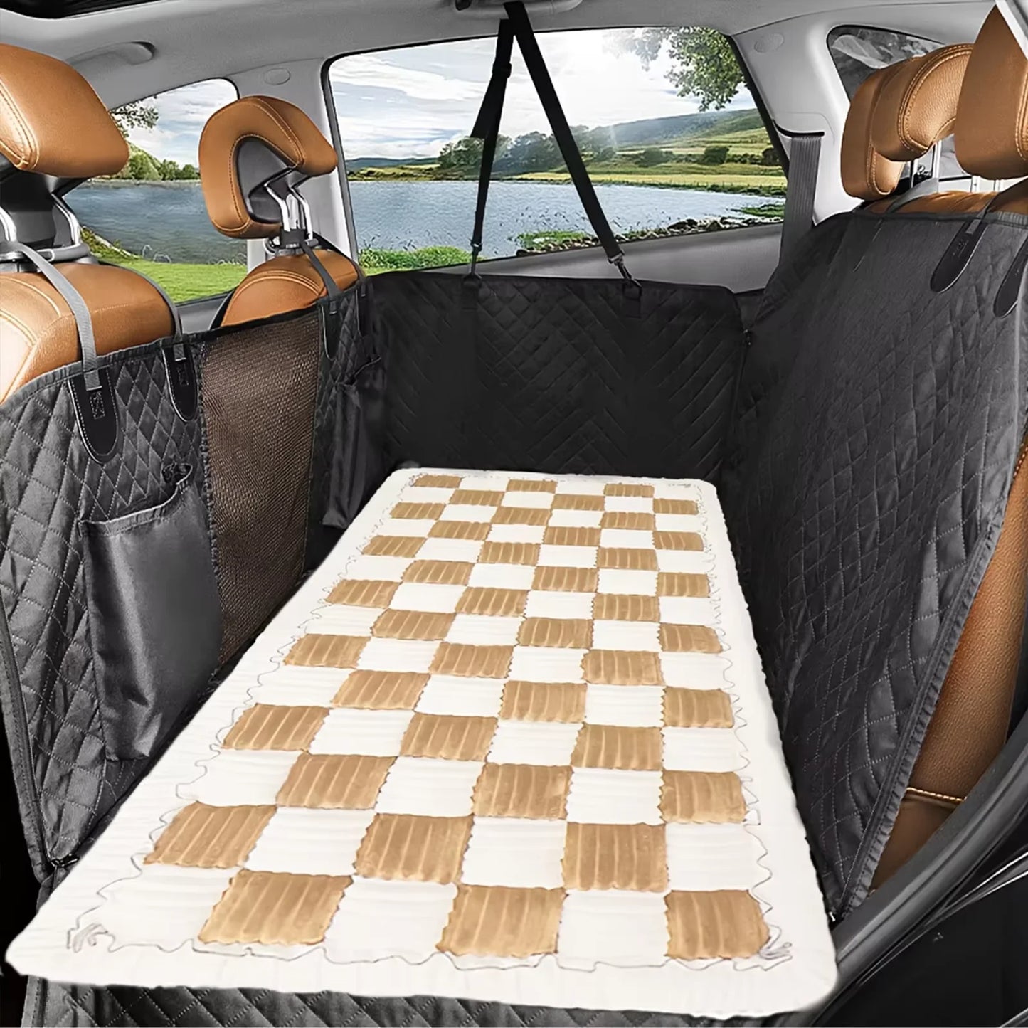 Waterproof Plush Dog Bed Mat For Car Seat And Sofa