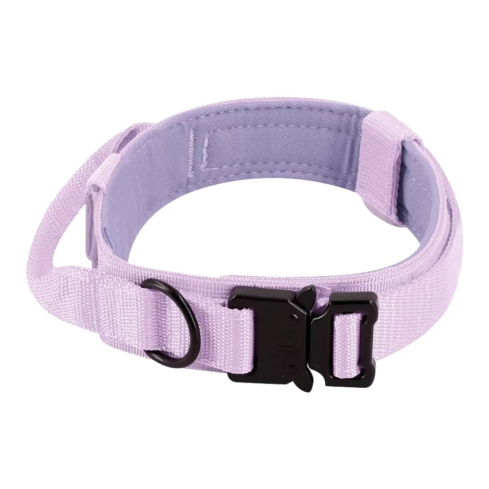 Adjustable Tactical Dog Training Collar And Leash Set Quick Release