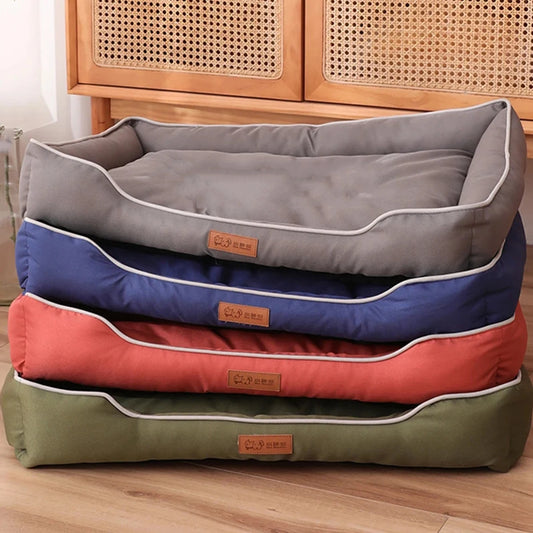 Four Season Square Dog Bed Sofa Style Cushion For Pets