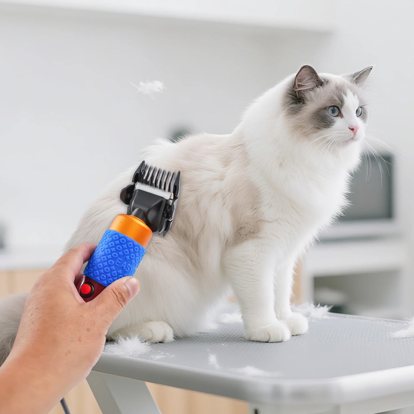 36W Dog And Cat Grooming Clipper Kit With Adjustable Blades