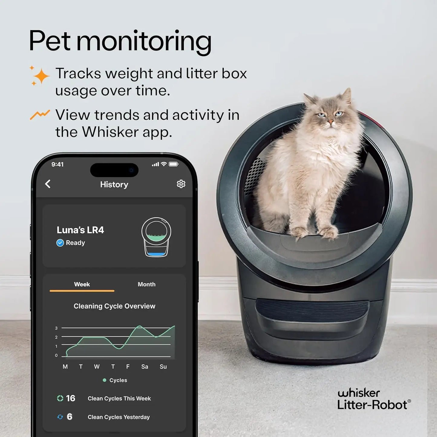 Litter-Robot 4 Core Bundle Self Cleaning Cat Litter Box System