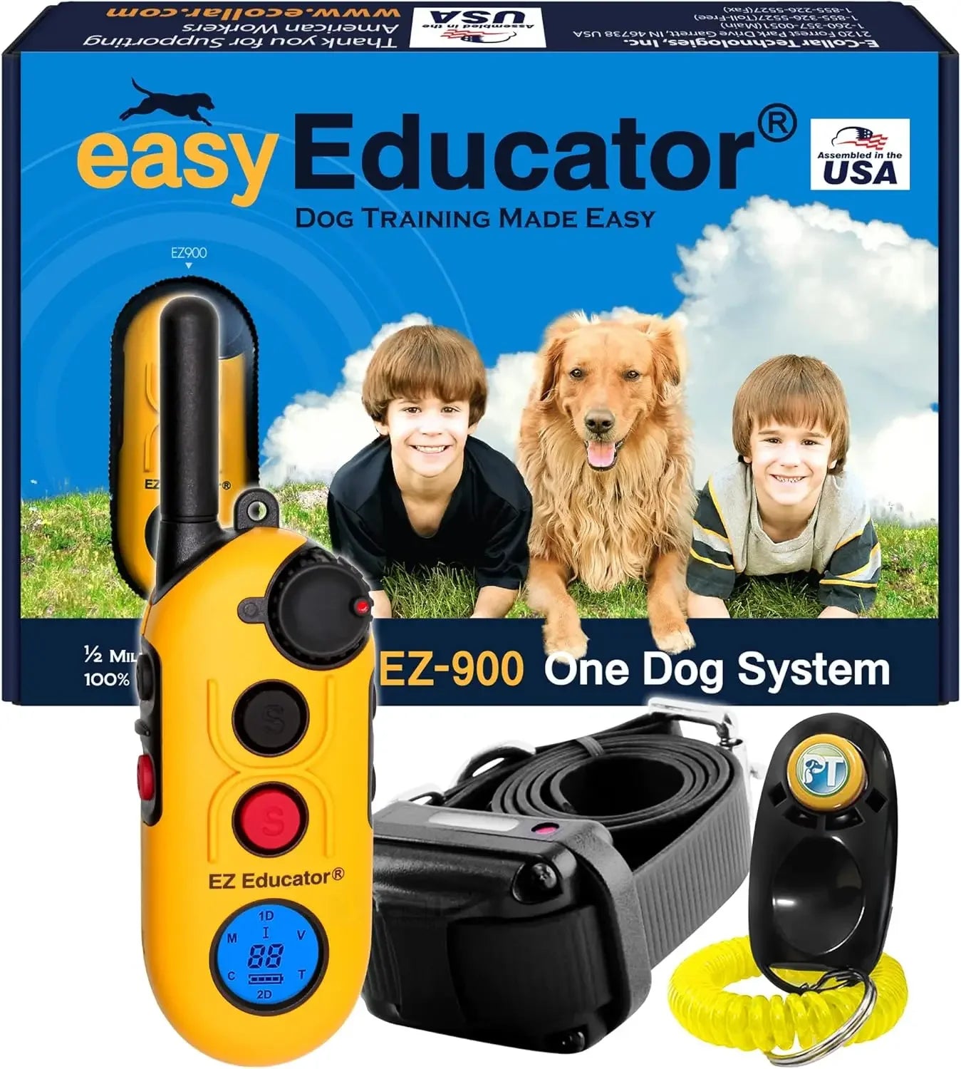 EZ 900 E Collar For Dog Training With Remote Waterproof