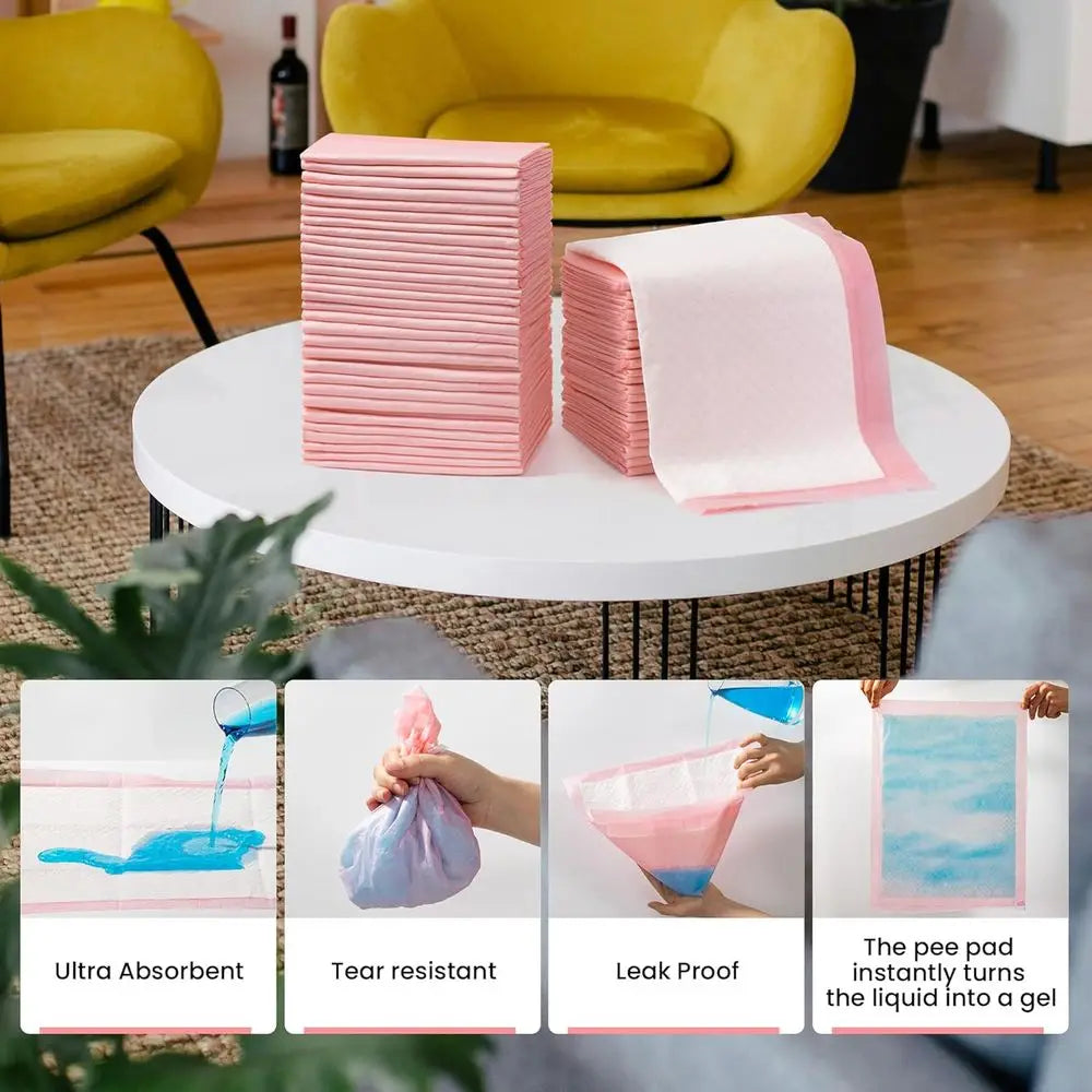 Pet Toilet Training Pads 100 Count Disposable Absorbent Leak Proof