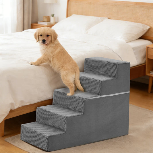 Foam Dog Steps Ramp For Small Dogs Non Slip Indoor
