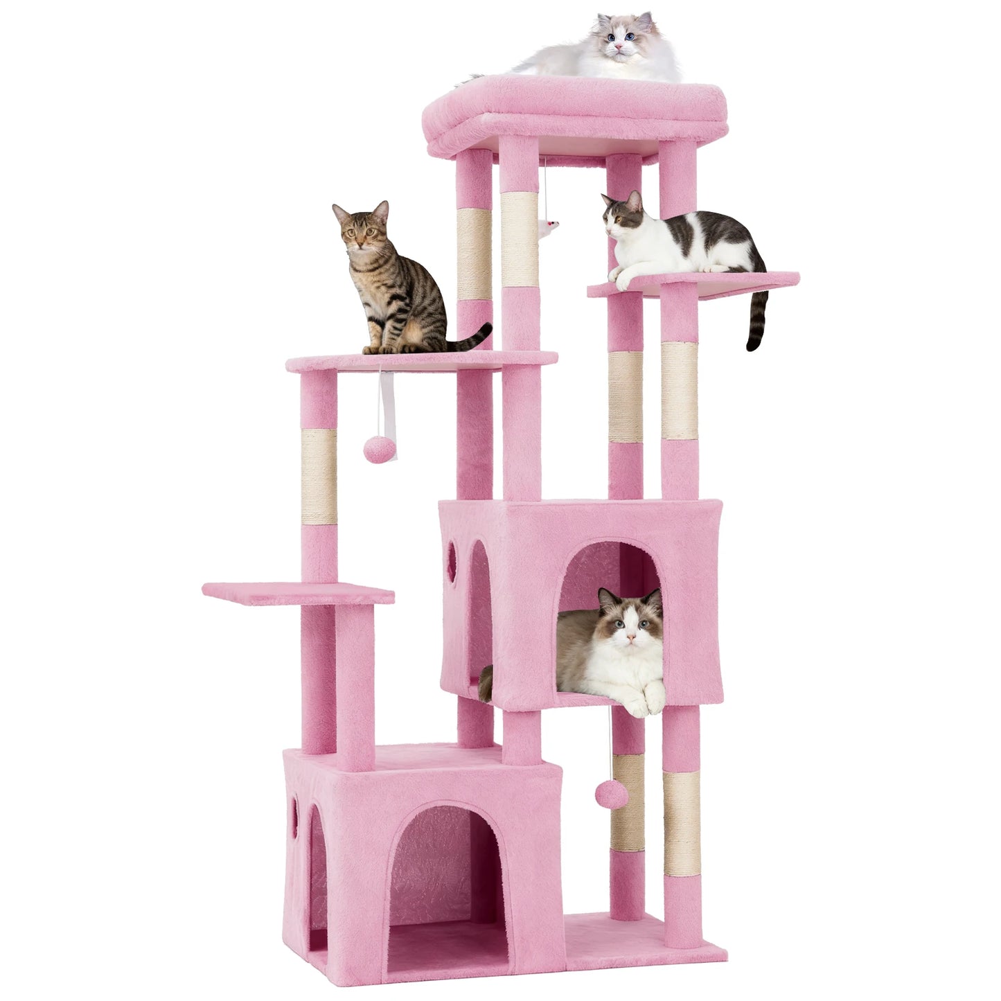 HiMISS Multi-Level Cat Tree Tower For Large Cats Maine Coons