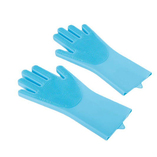 Pet Grooming Silicone Glove For Dogs And Cats Bath Scrubber