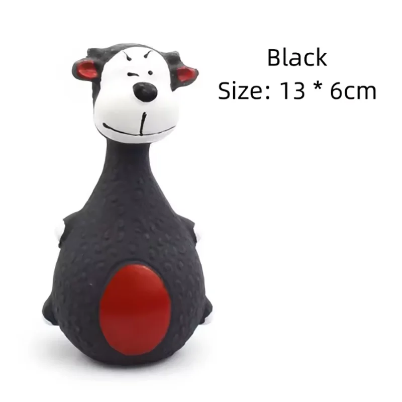 Cartoon Fat Bellied Latex Squeak Dog Toy For Pets Fun