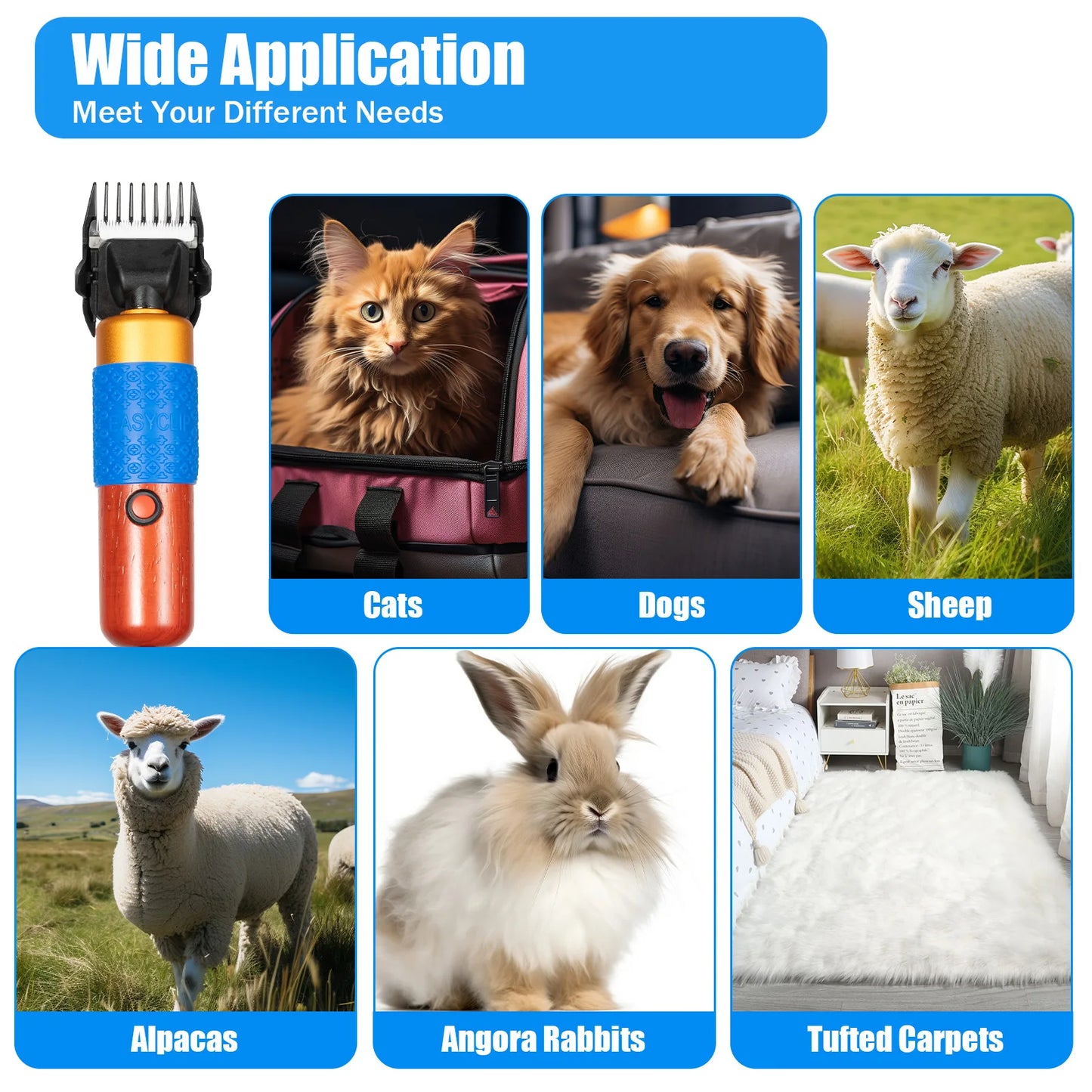 Electric Animal Fur Shears For Pets And Livestock Clipper