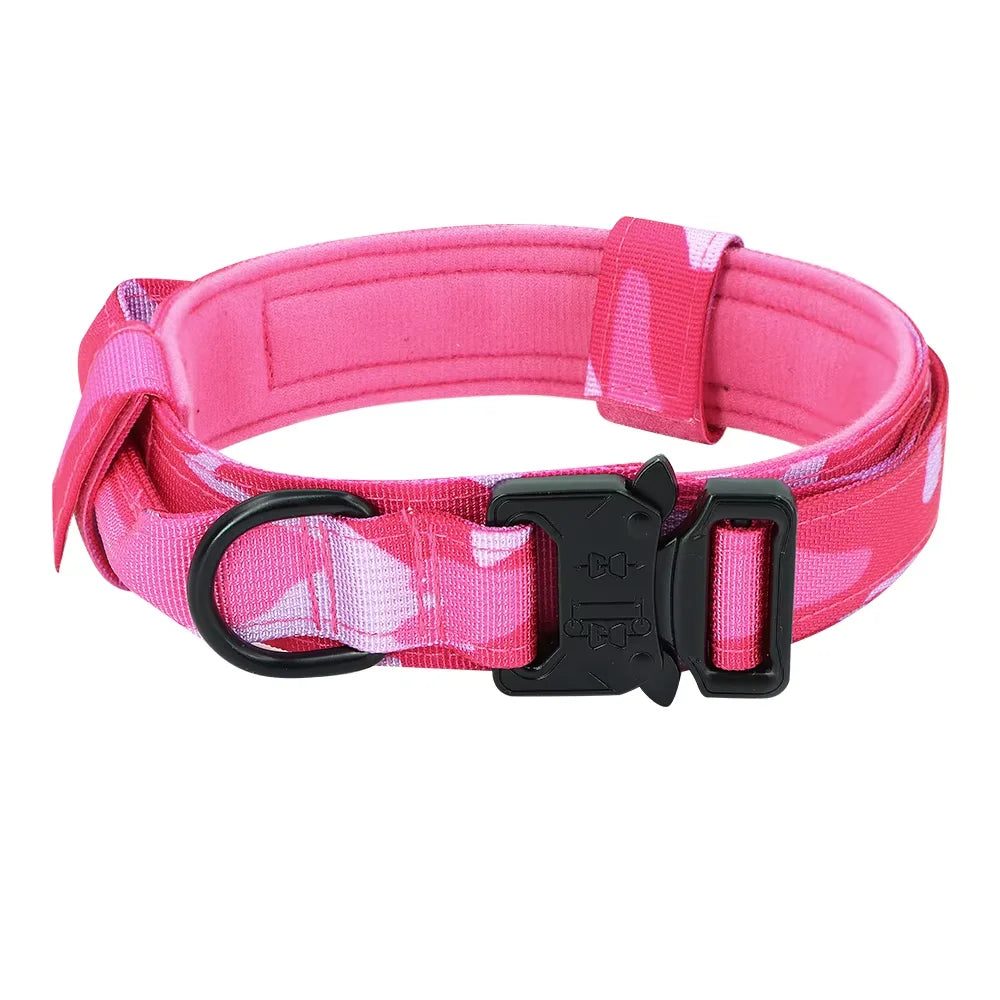 Adjustable Tactical Dog Training Collar And Leash Set Quick Release