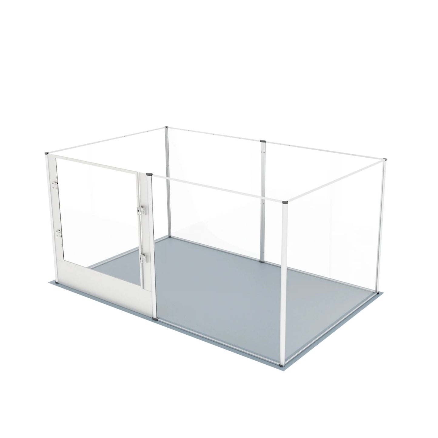 BINGOPAW Large Acrylic Dog Playpen Fence 6 Panels Heavy Duty