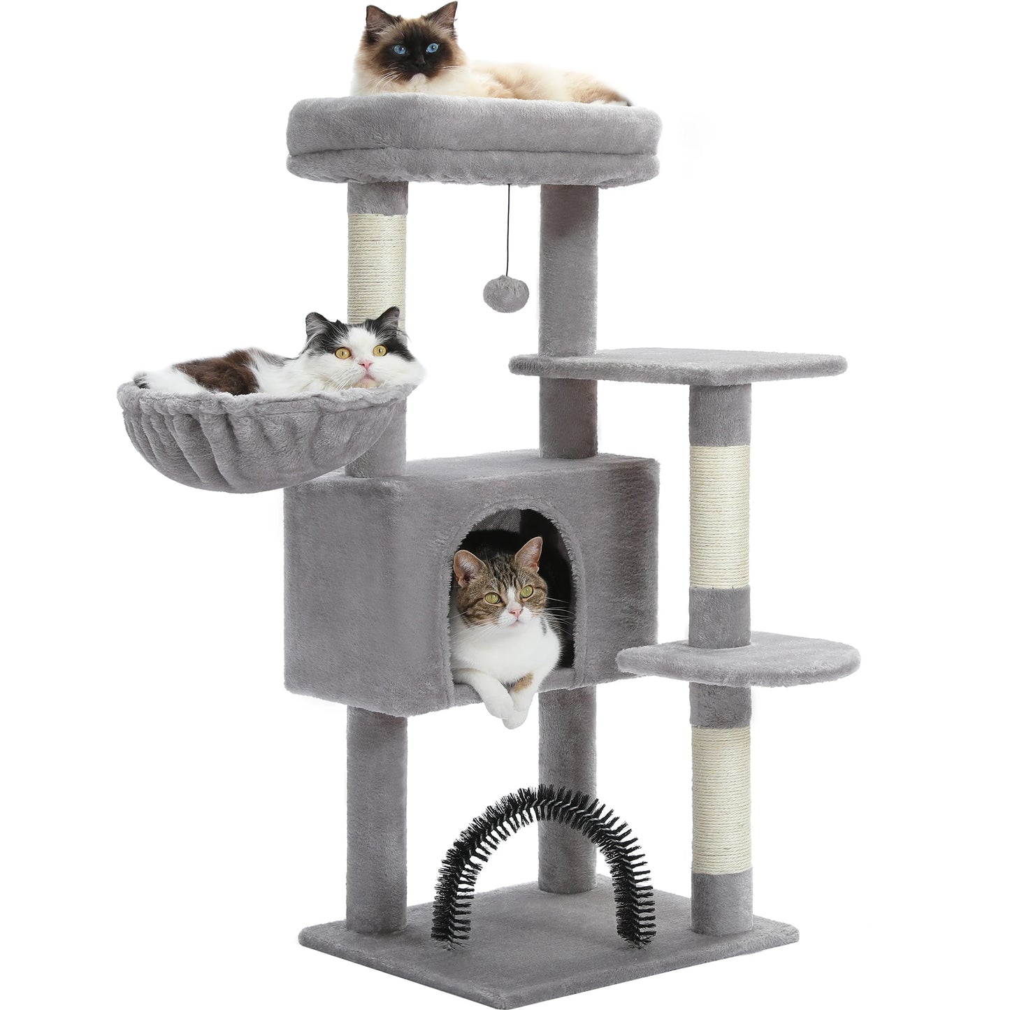 PAWZ Road Cat Tree With Toy Tower Indoor Cat Condo