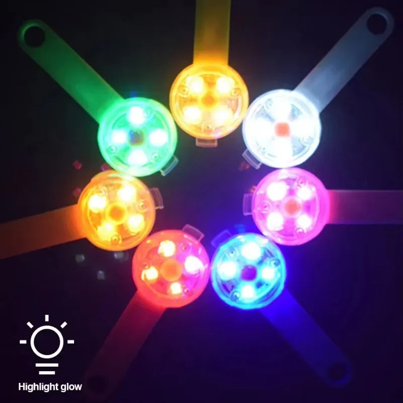 LED Safety Light Dog Cat Collar USB Rechargeable Weatherproof
