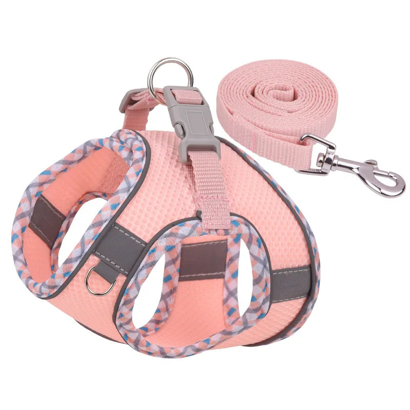 XLeiPet Mesh Breathable Vest Harness for Small Dogs and Cats