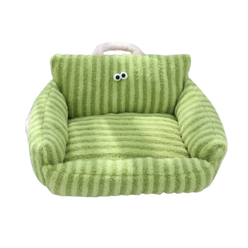 Winter Warm Cat Nest Bed For Small Dogs Kennel Cushion